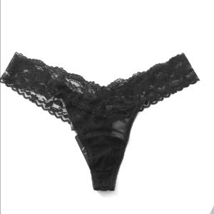 NWT Black Lace panties.